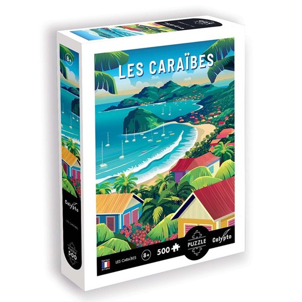 Puzzle - Les Caraïbes - 33 x 48 cm - 500 pcs - Photo n°2