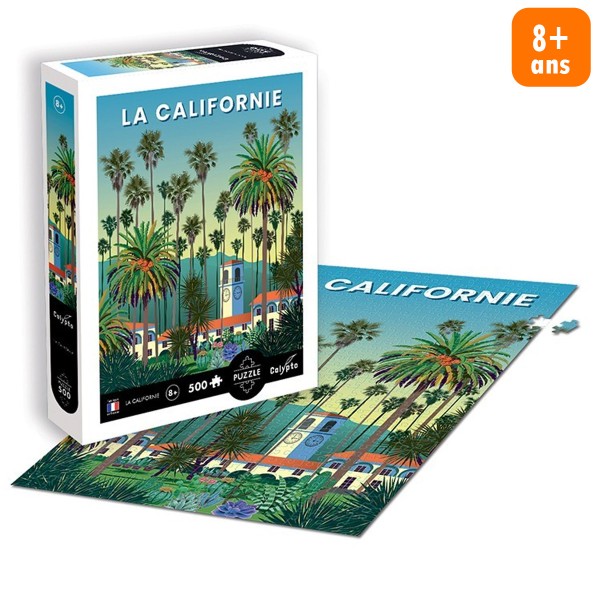 Puzzle - La Californie - 33 x 48 cm - 500 pcs - Photo n°1
