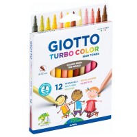 Feutres Giotto - Turbo Color - Couleurs chair - 2,8 mm - 12 pcs