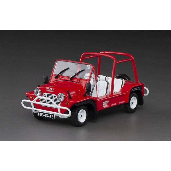 Mini Moke Rouge RHD - avec 2 figurines 1/43 Vitesse - Photo n°1