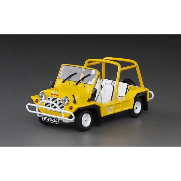 Mini Moke Jaune RHD - avec 2 figurines 1/43 Vitesse - Photo n°1