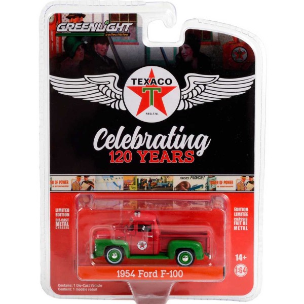 Ford F100 Texaco - collection 120eme anniversaire 1954 1/64 Greenlight - Photo n°1