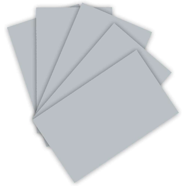 FOLIA - Carton de couleur, A4, 220 g/m² - Argent - Photo n°1