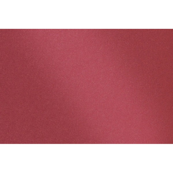 FOLIA - Carton nacré, A4, 250 g/m², 50 feuilles - Rouge foncé - Photo n°1