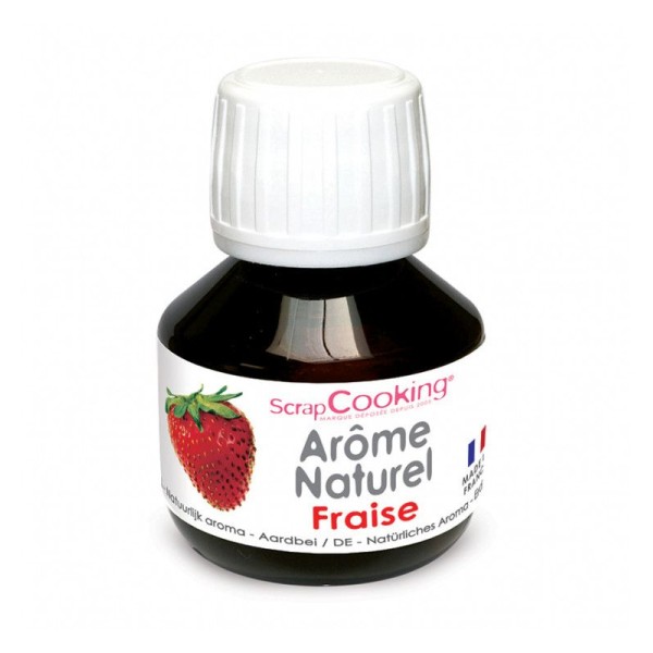 Arôme alimentaire naturel liquide fraise 100 ml - Photo n°1