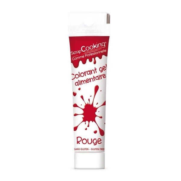 Gel colorant alimentaire rouge 40 g - Photo n°1