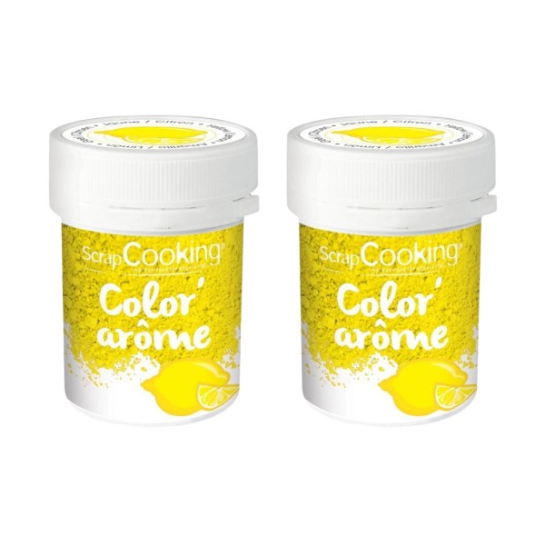 Colorant alimentaire jaune arôme citron 20 g - Photo n°1
