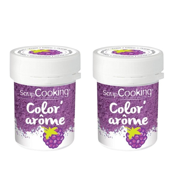 Colorant alimentaire violet arôme mûre 20 g - Photo n°1