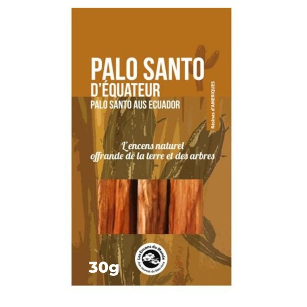 Bâtonnets de bois Palo Santo à brûler 30 g - Photo n°1
