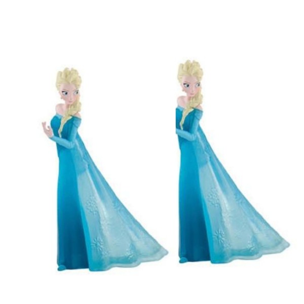 2 figurines pour gâteau La Reine des Neiges - Elsa - Photo n°1