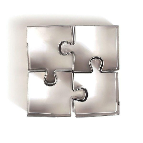 8 mini emporte-pièces inox - Puzzle - Photo n°1