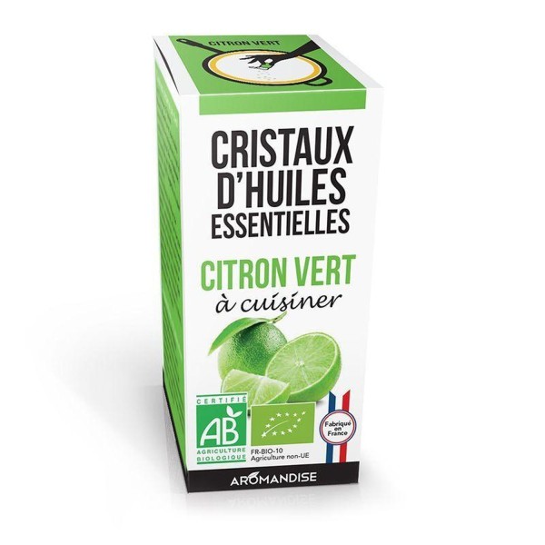 Cristaux d'huiles essentielles 20 g - citron vert - Photo n°1