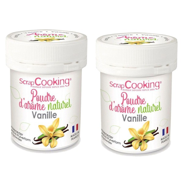 Arôme alimentaire naturel en poudre 30 g - vanille - Photo n°1