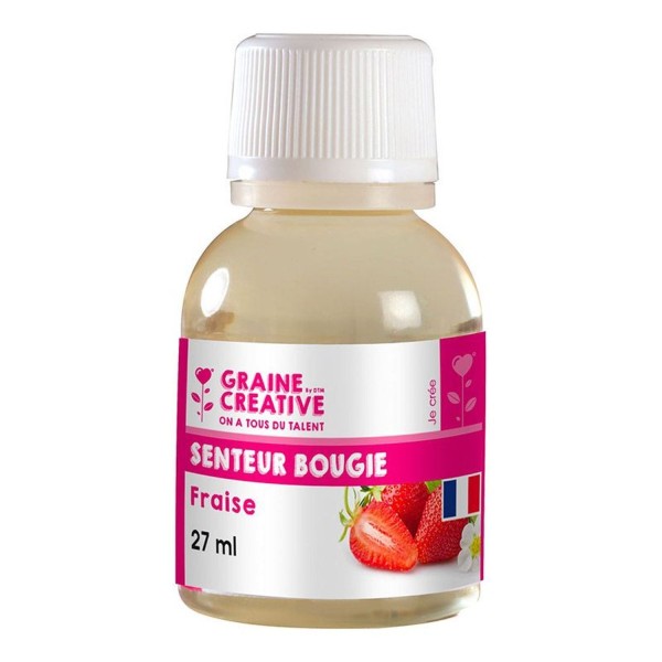 Parfum pour bougie 54 ml - senteur fraise - Photo n°1