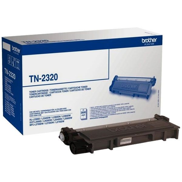 Toner imprimante laser Brother TN2320 noir grande capacité - Photo n°1