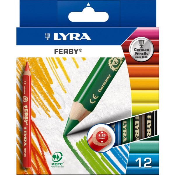 Crayon de couleur FERBY x 12 - Photo n°1
