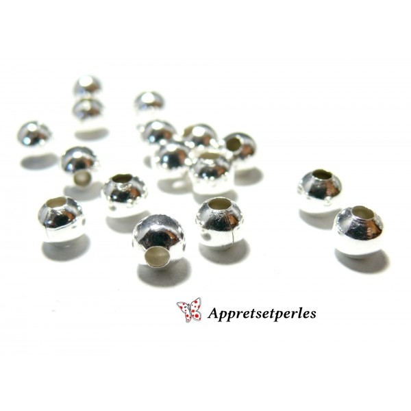 Apprêts pour bijoux: 10 grandes perles 2N6202 intercalaires 12 mm PP - Photo n°1