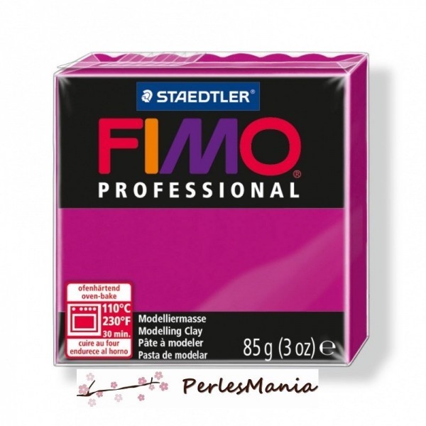 Loisirs créatifs: 1 PAIN PATE FIMO PROFESSIONAL MAGENTA 85gr REF 8004-210 - Photo n°1