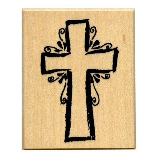 Tampon Mariage croix stylisée - Photo n°1