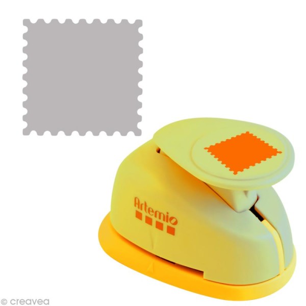 Perforatrice GM timbre carré - 2,5 cm - Photo n°1