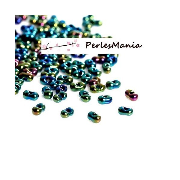PAX Environ 300 perles Japonaise en verre 4 par 2mm S1176377 - Photo n°1