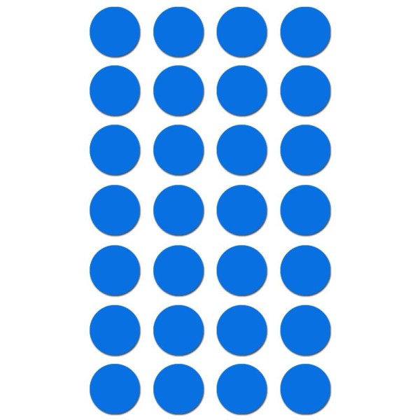 70 gommettes rondes Bleu Ciel 19 mm - Gommettes Enfants - MaGommette