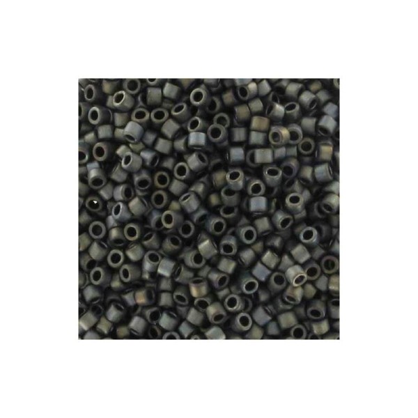 5 G (+/- 875 perles) Délica 11/0 gris métallisé mat n°307 - Photo n°1