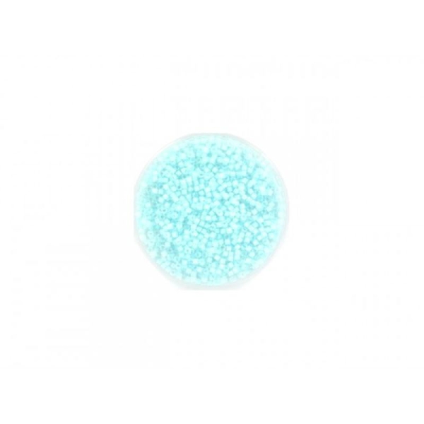 5 Grammes De Perles Miyuki Delica 11/0 Lined Luster Crystal Aqua Mist 78 - Photo n°1