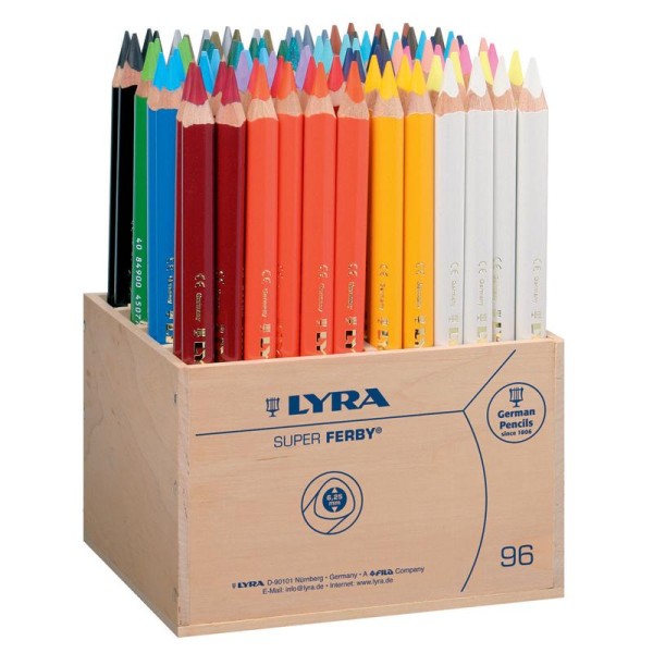 Crayon de couleur Super FERBY x 96 - Coffret école - Photo n°1