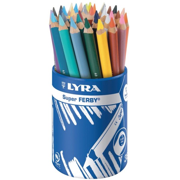 Crayon de couleur Super FERBY x 36 - Coffret école - Photo n°1