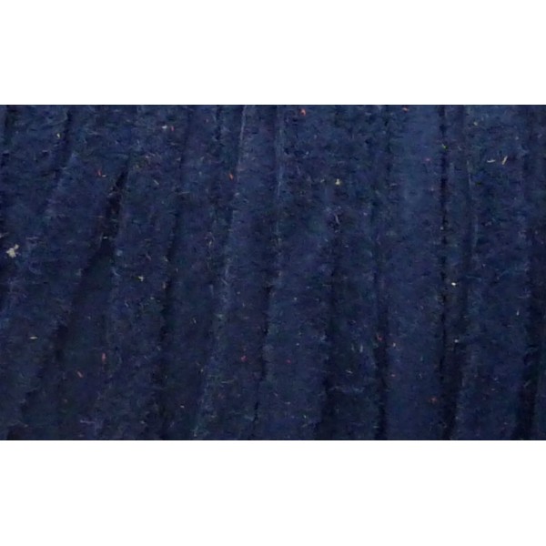 R-1m De Cordon Daim Plat 4mm De Couleur Bleu Marine - Photo n°1