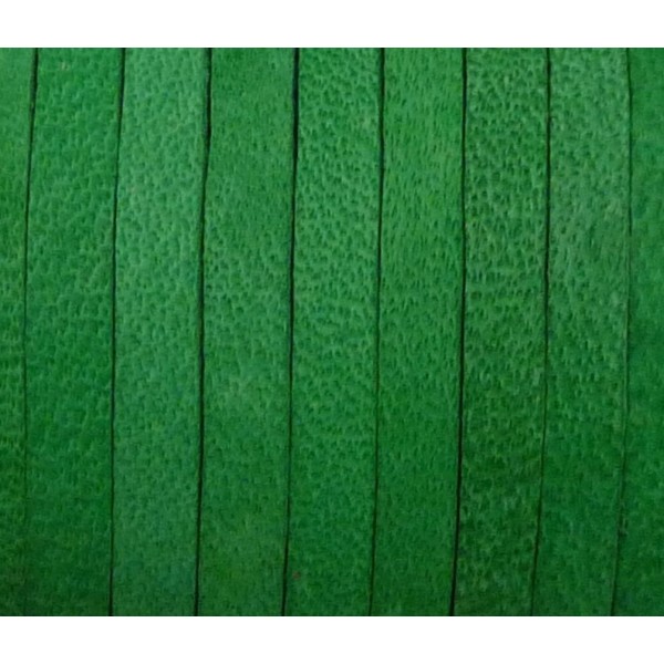 R-1m Cuir Carré 3,3mm De Couleur Vert Herbe - Cuir - Photo n°3