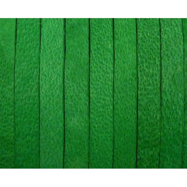 R-1m Cuir Carré 3,3mm De Couleur Vert Herbe - Cuir - Photo n°1