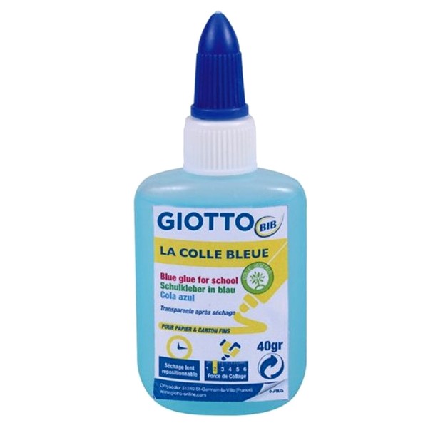Colle Végétale pour enfant Giotto - Bleue -  40 g - Photo n°1