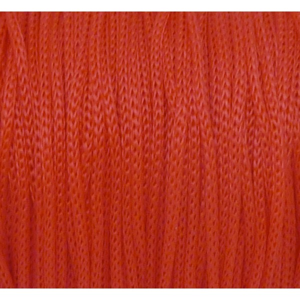 5m Fil Polyester, Nylon Tressé Souple Rouge 1mm Shamballa - Photo n°1