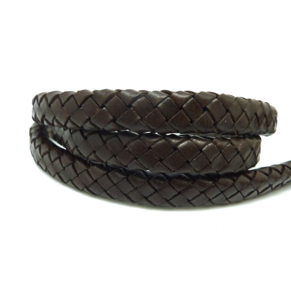 5 couleurs cordon de cuir synthétique tressé 5 x 20 cm pour 5 bracelets fabrication de bijoux