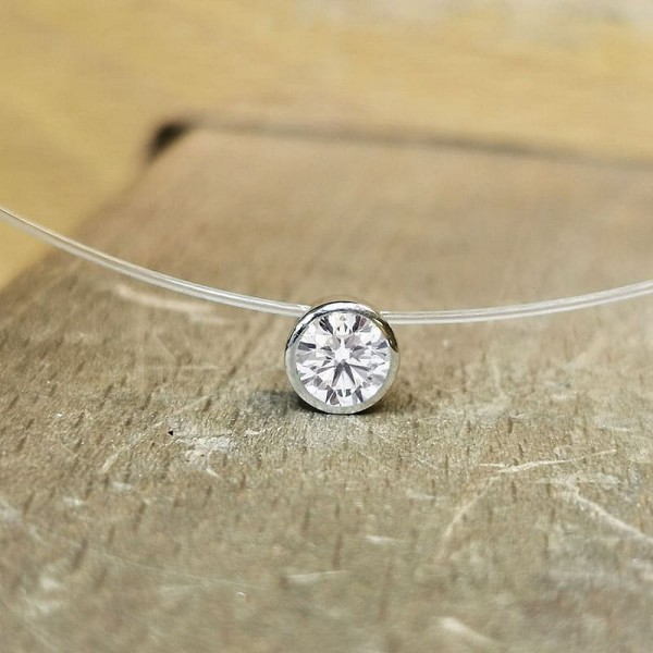 Fil nylon transparent pour bijoux, diamètre 1 mm, 100 m