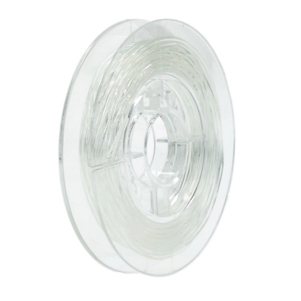 Fil nylon élastique transparent pour bijoux, diamètre 1 mm, longueur 5 m - Photo n°2