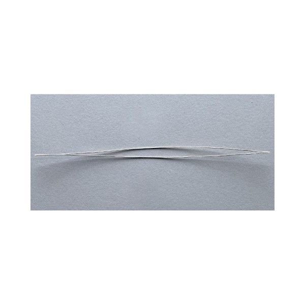 Aiguille spéciale à perler, facilite l'enfilage de perles, longueur 7 cm - Photo n°1
