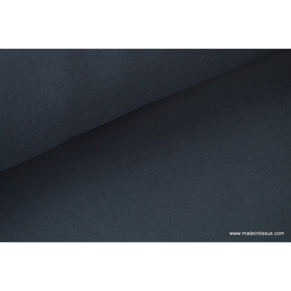 Tissu demi natté coton grande largeur gris anthracite . x 1m - Photo n°3