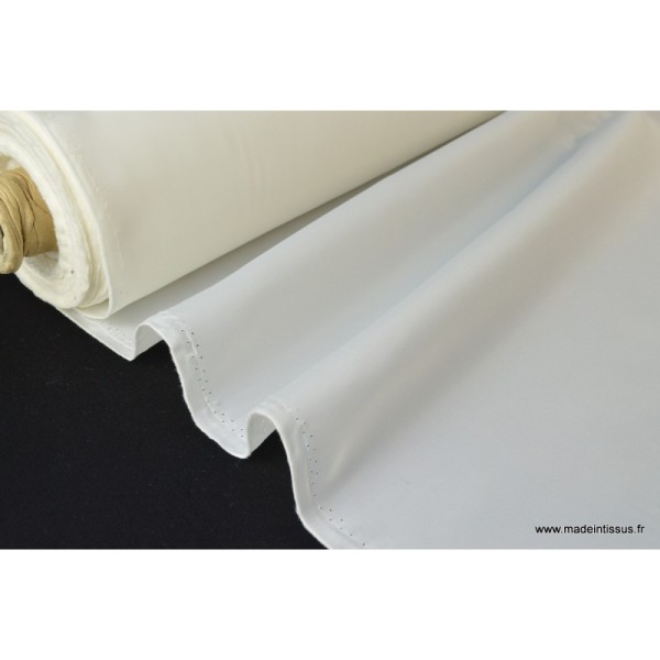 Tissu Doublure ivoire 100% polyester .x1m - Photo n°1