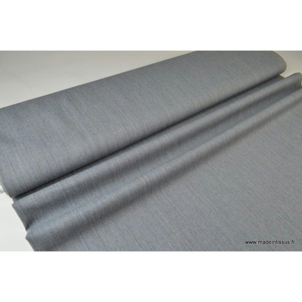Gabardine de laine coloris gris clair . x1m - Photo n°2