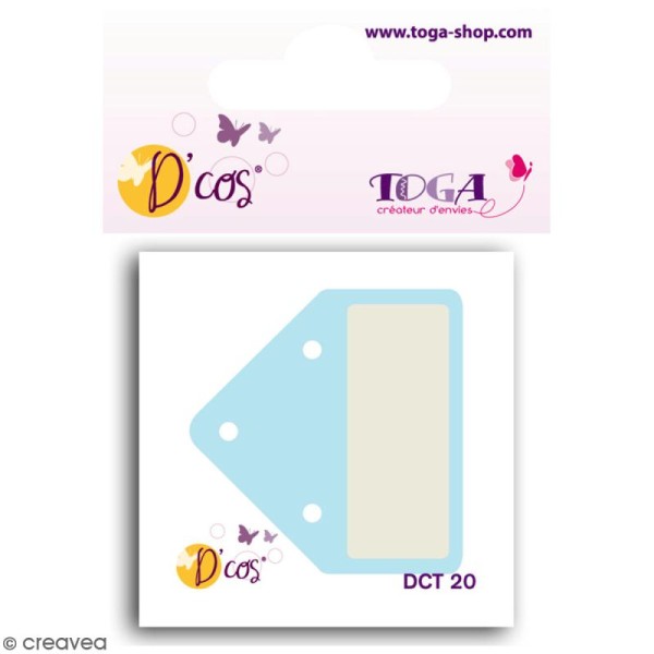 Die D'COS Onglet triangulaire - Plaque 4,5 x 4,5 cm - Photo n°1