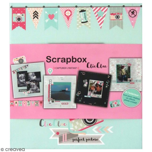 Kit scrapbooking Scrapbox - Clic Clac - Photo n°1