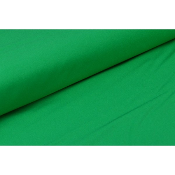 Tissu LYCRA brillant bi elastique coloris vert - Photo n°2
