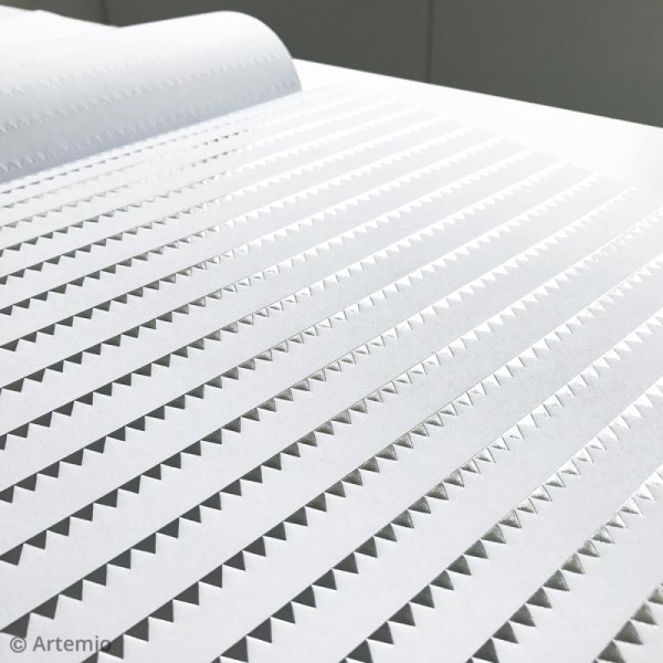 Papier scrapbooking Artemio - Foil argenté - 30,5 x 30,5 cm - 40 feuilles - Photo n°5