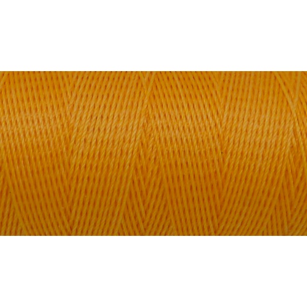 R-5m Fil Polyester Ciré 0,8mm De Couleur Orange Paille - Photo n°1