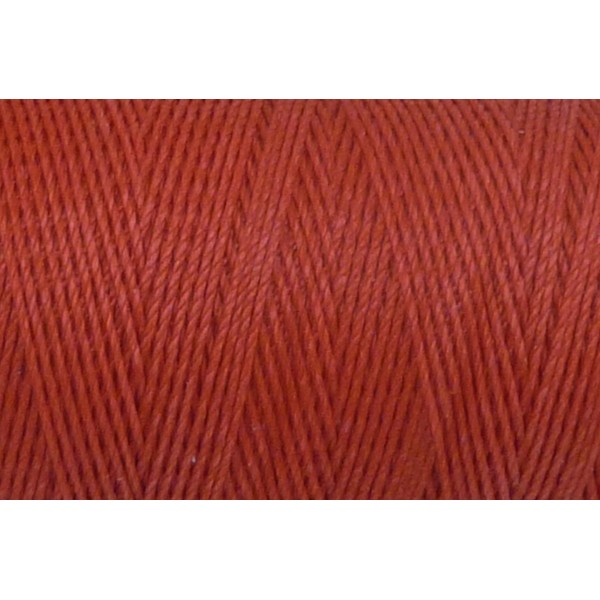 5m Fil Polyester 0,8mm De Couleur Rouge Rosé Légèrement Ciré - Photo n°1