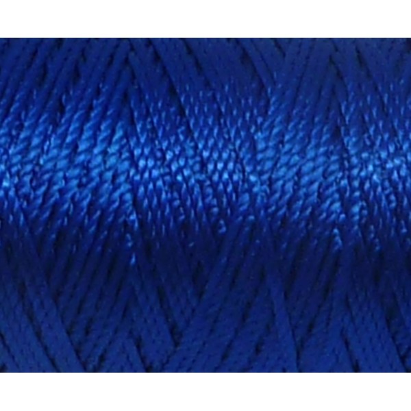 5m Fil Cordon Nylon 0,8mm Bleu Saphir Brillant - Photo n°1