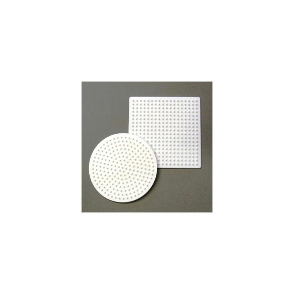 Supports à perles tubulaire carré et rond, 9 cm - Photo n°1